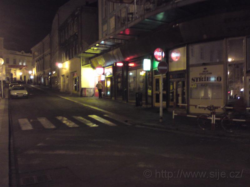 Noční Ulice V kopečku