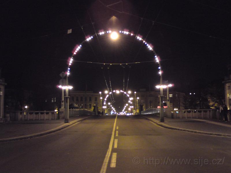 Osvětlený Pražský most
