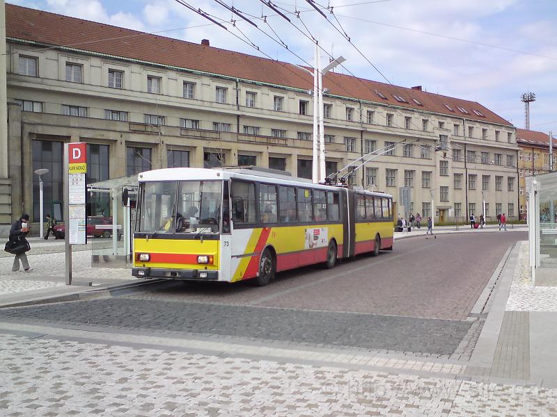Kloubový trolejbus MHD