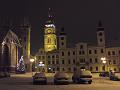 Zimní a noční Velké náměstí