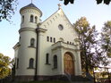 Malebný kostel Panny Marie Na Rožberku, Slezské předměstí.