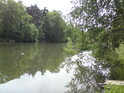 Orlice ve Svinarech pod prahem se líně valí na Hradec Králové.