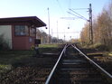 Týnišťské zhlaví železniční stanice Slezské předměstí.